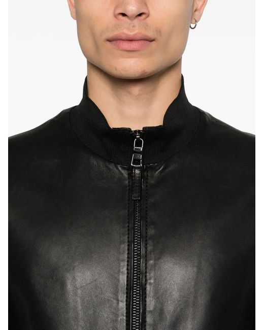 The Jack Leathers Black Derek Jacket for men