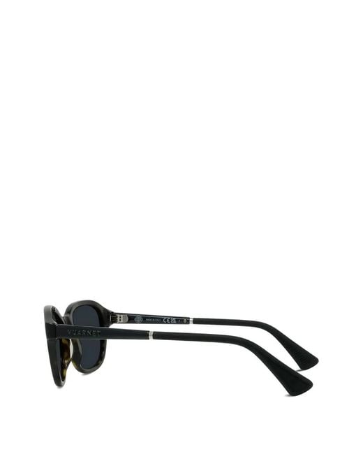 Vuarnet Black Alpine Round-Frame Sunglasses for men