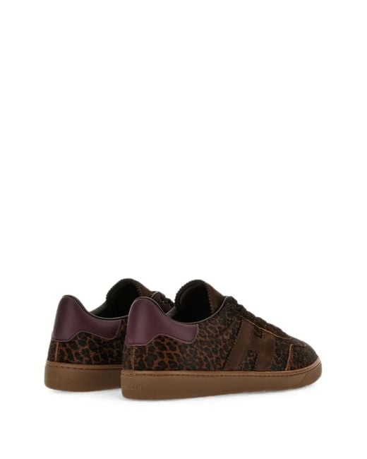 Hogan Brown Cool Sneakers