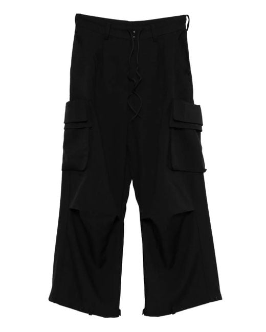 Y-3 ドローストリング カーゴパンツ Black