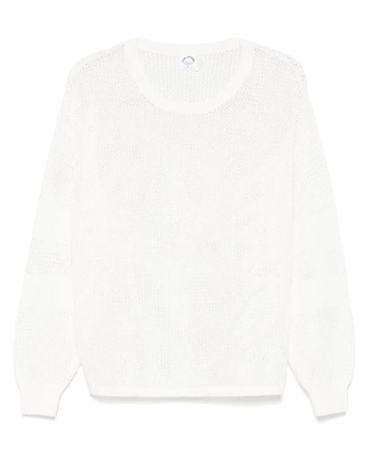 The Upside White Fenway Sebastian Sweater