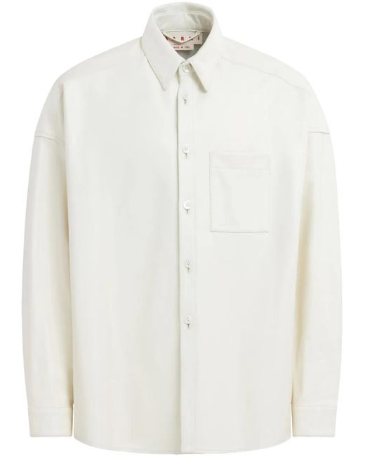 Camicia di Marni in White da Uomo