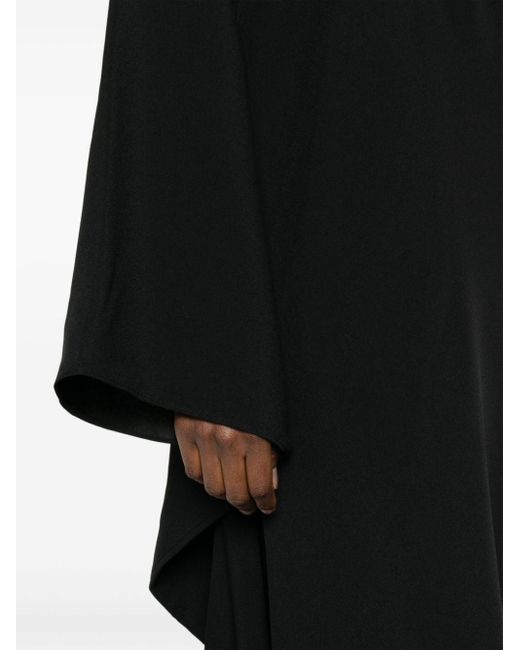 Robe longue à une épaule ‎Taller Marmo en coloris Black