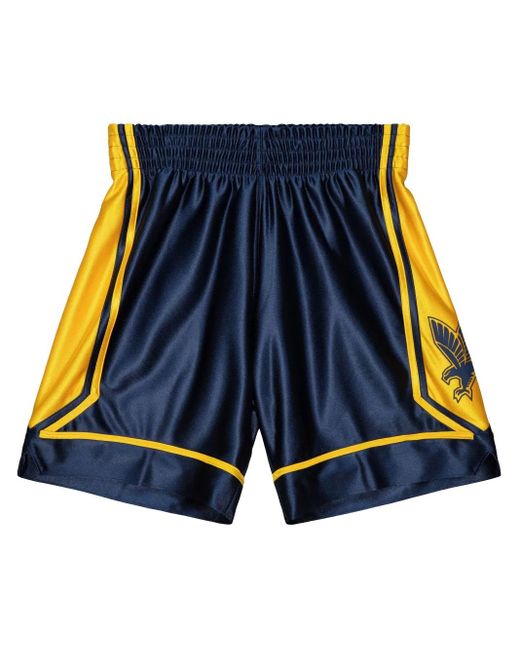 Mitchell & Ness Blue Marquette Golden Eagles 2002 Suthentic Shorts for men