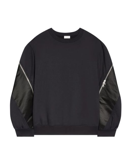 メンズ Dries Van Noten クルーネック スウェットシャツ Black