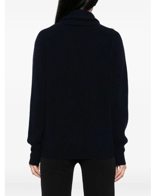 N.Peal Cashmere Black Kensington Cardigan
