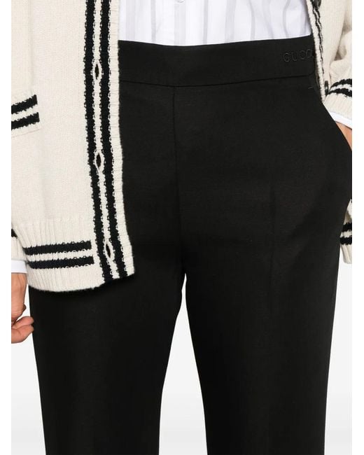 Gucci Flared Broek in het Black