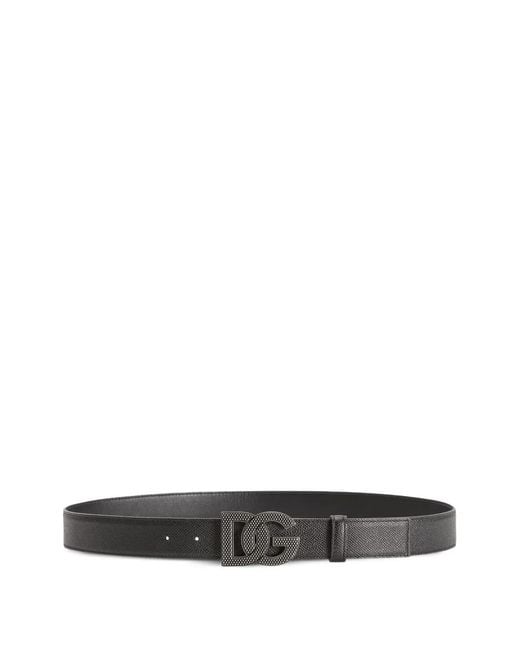Dolce & Gabbana White Belts Leather for men