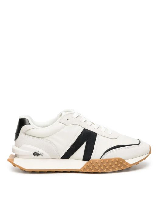 Lacoste Natural L-Spin Deluxe Leather Sneakers for men