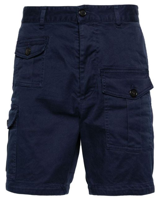 DSquared² Blue Sexy Cargo Shorts for men