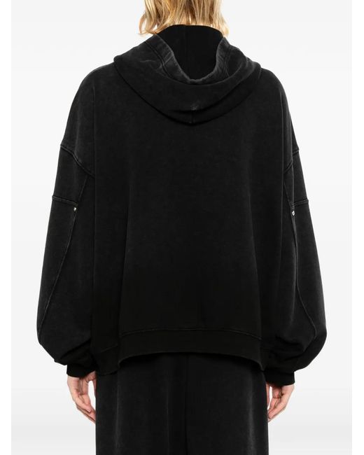 TEAM WANG design Black Reset Hoodie