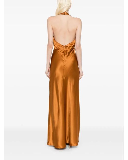 Reformation Brown Daniela Dress