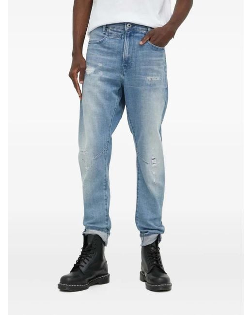 G-Star Distressed Jeans in Blue for Men Lyst UK