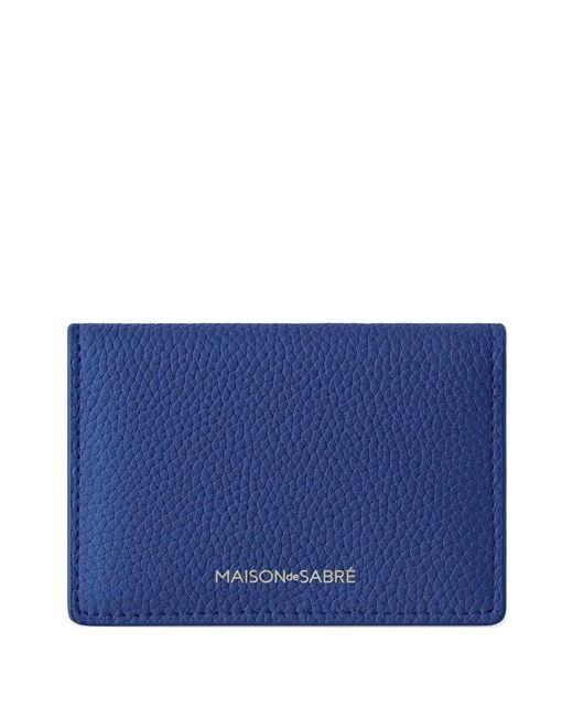 Maison De Sabre Blue Leather Card Case
