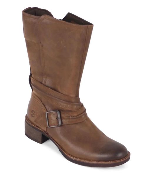 Timberland Brown Whittemore Mid Side-Zip "Dark" Boots