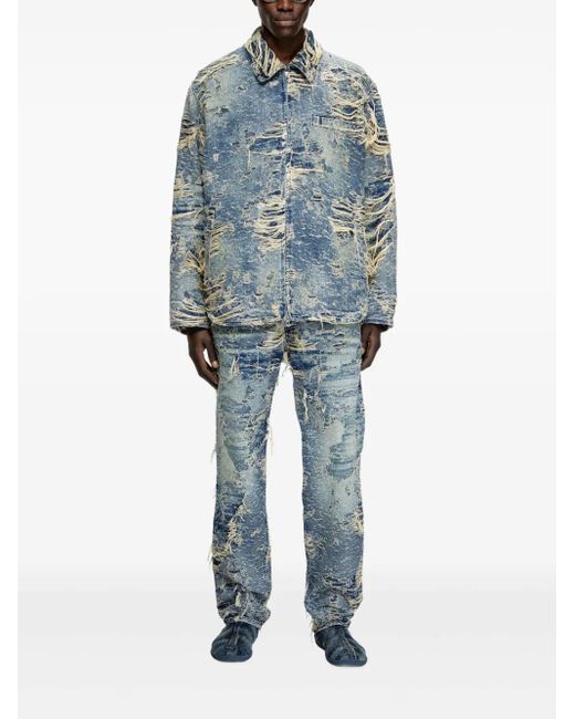 DIESEL Blue 'D-Ivar-Fsg1' Jacket for men