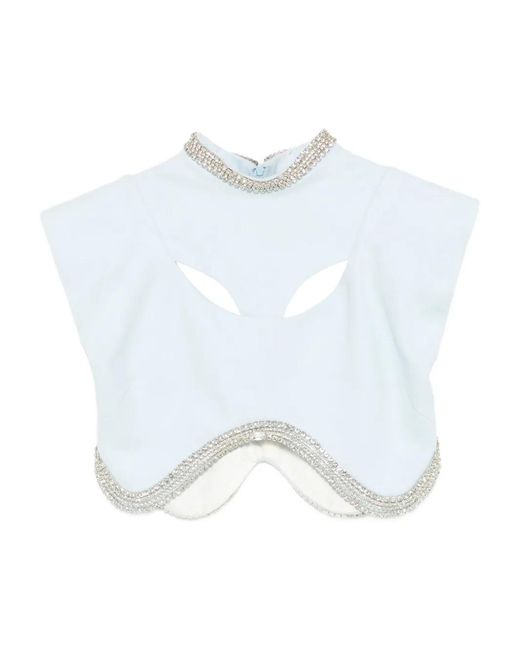 Loulou Blue Crew-Neck Top