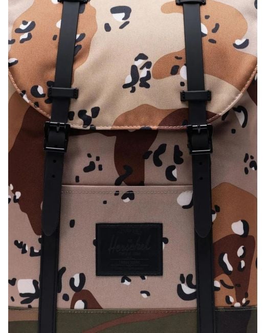 Herschel Supply Co. Brown Camouflage Buckle Backpack
