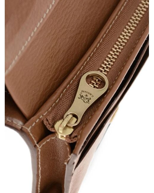 Il Bisonte Brown Eather Zip-Fastening Wallet