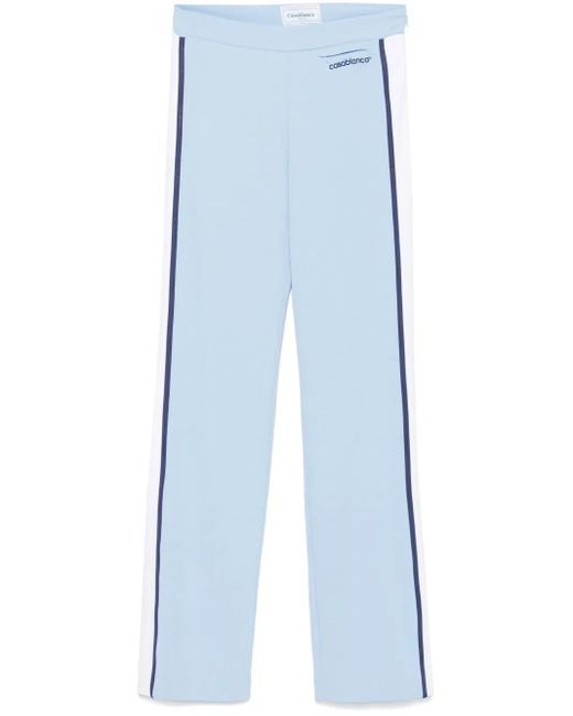 Casablanca Blue Piqué Track Pants
