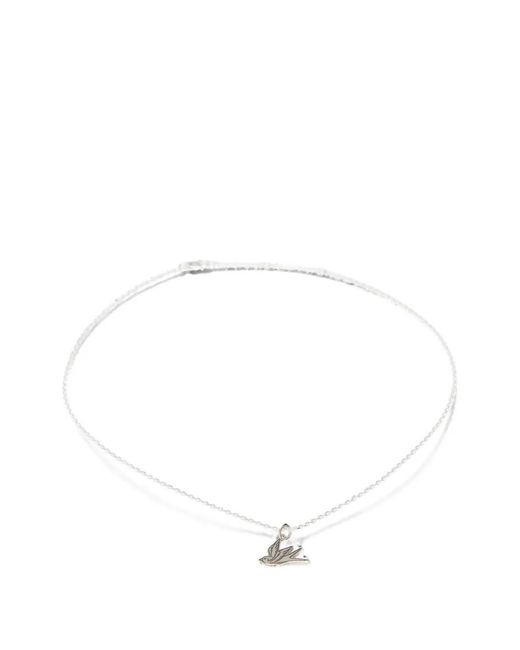 Twojeys White Silhouette Liberty Necklace