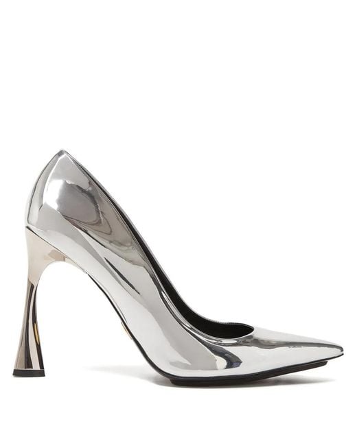 Stella McCartney White Elsa Patent Pumps