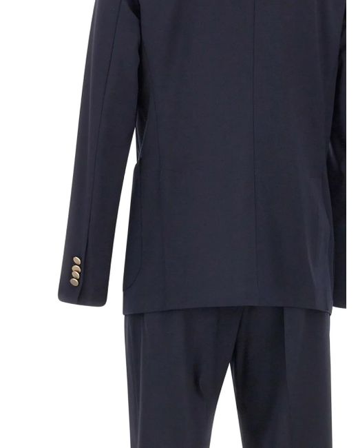 Briglia 1949 Blue Bolgheri Double-Breasted Suit for men