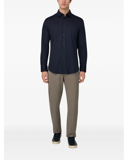 Boggi Gray Stretch Patch Jeans for men