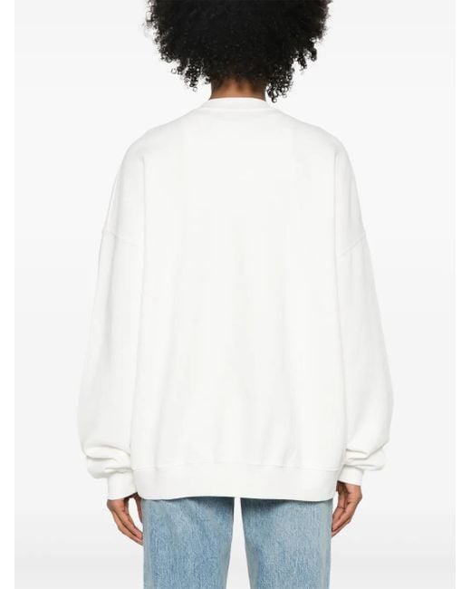 Anine Bing White Sweatshirt