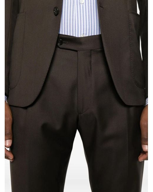 Tagliatore Brown Two-Button Suit for men