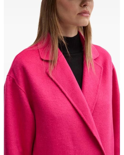 HUGO Pink Double-Breasted Coat