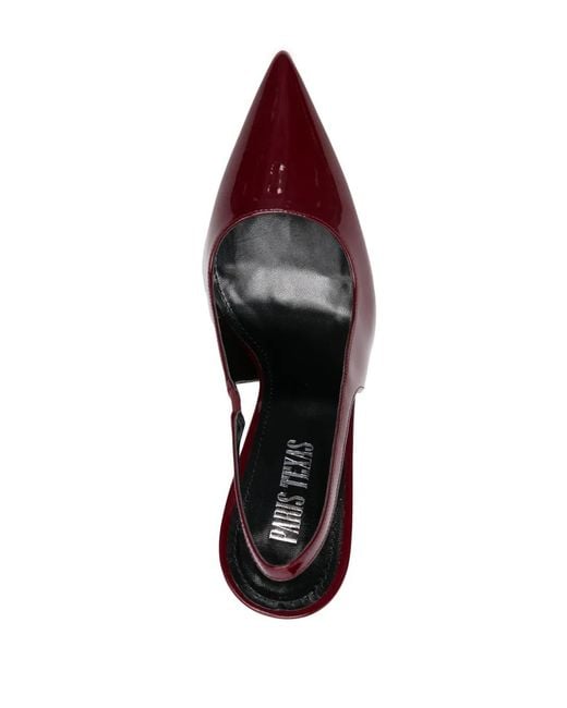 Paris Texas Purple 105Mm Lidia Slingback Pumps