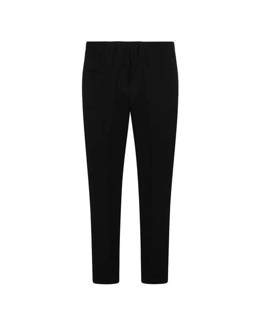 Dolce & Gabbana Black Pantalon À Taille Élastiquée for men
