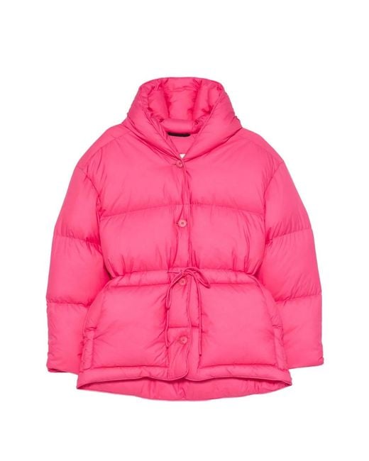 Ienki Ienki Pink Hooded Puffer Jacket