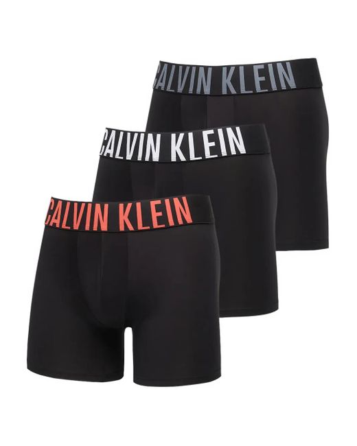 Calvin Klein Intense Power Boxershorts Mit Logo-Bund (3Er-Set) in Black für Herren
