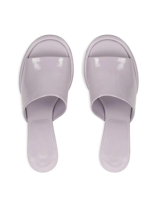 Sergio Rossi White Orb Sandals