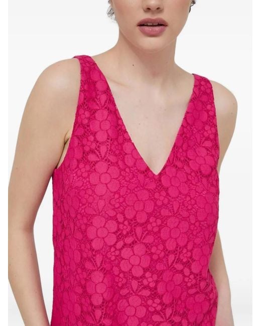 Desigual Pink Floral Mini Dress