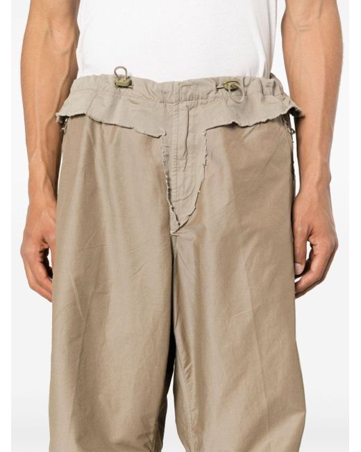 Pantalones P-Mckell con logo bordado DIESEL de hombre de color Natural