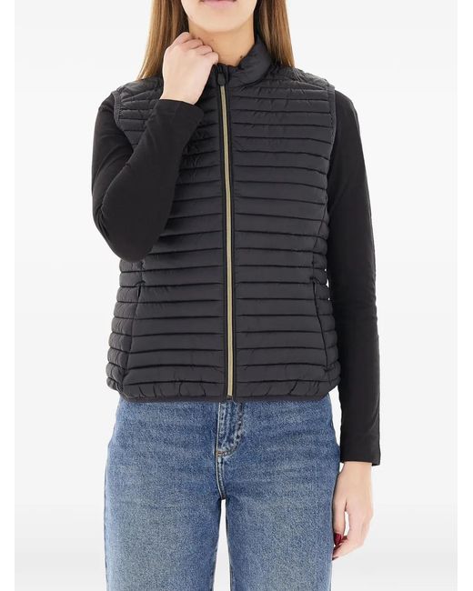 Save The Duck Black Quilted Gilet