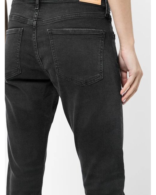 Citizens of Humanity Black Mid-Rise Skinny Jeans