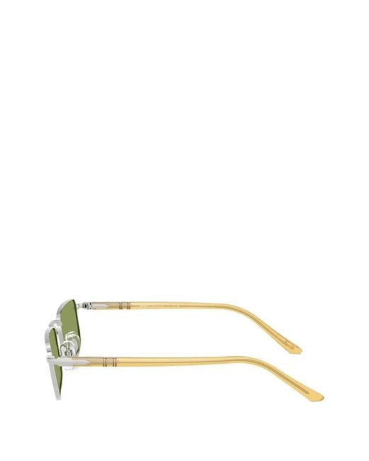 Persol Green Rectangle Sunglasses