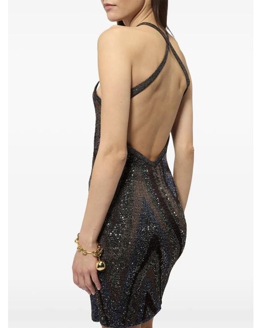Missoni Black Zigzag-Knit Dress