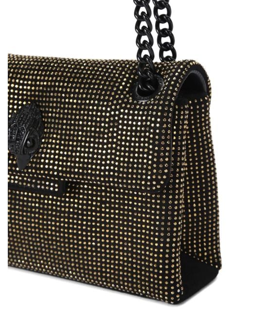 Kurt Geiger Black Mini Kensington Schultertasche