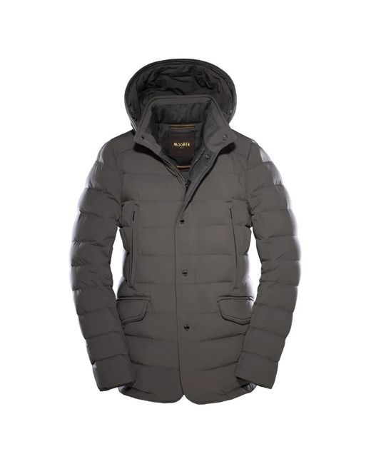 Moorer Gray Craig-Kn Jacket for men