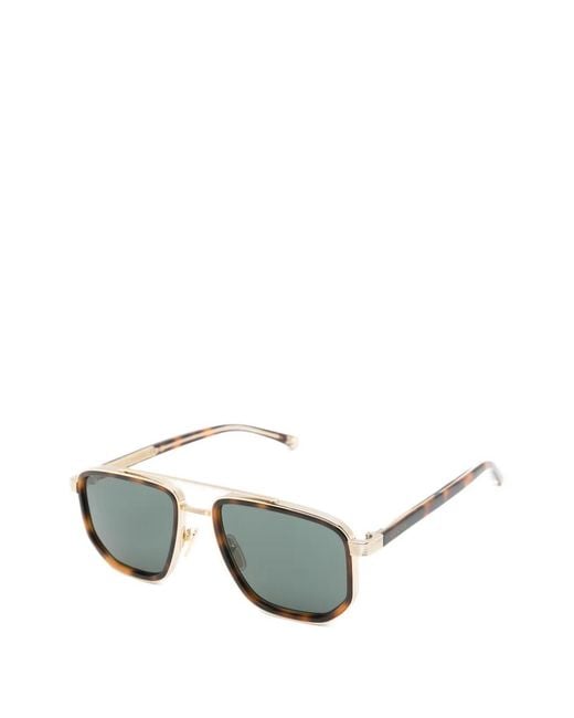 Gucci Green Pilot-Frame Sunglasses