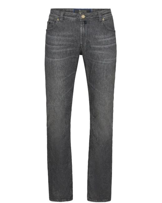 Billionaire Gray Straight-Leg Jeans for men