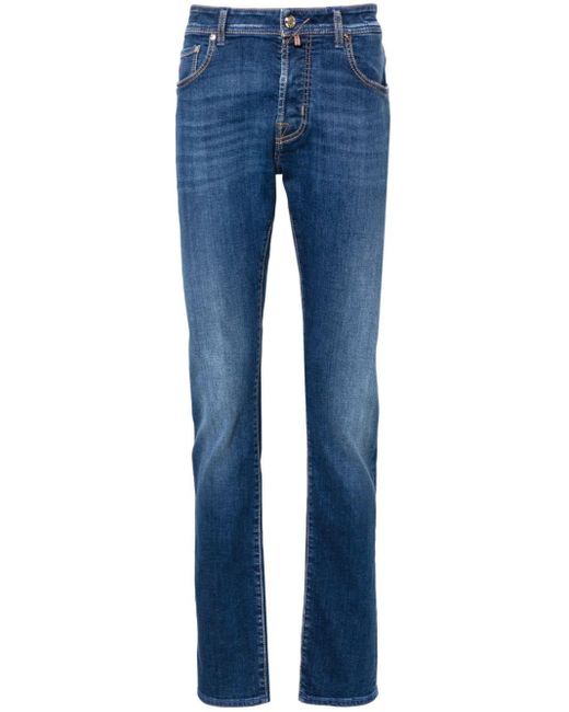 Jacob Cohen Tief sitzende Bard LTD Slim-Fit-Jeans in Blue für Herren