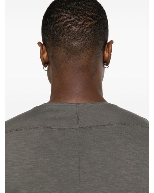 T-shirt en coton à détails de coutures Transit pour homme en coloris Gray