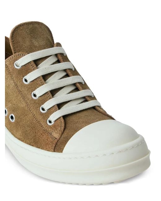Rick Owens Brown Temple Sneakers