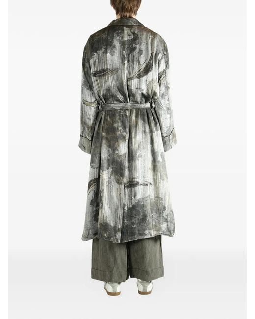 Ziggy Chen Wikkeljas Met Print in het Gray voor heren